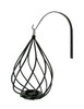 Tear Drop Swirl Metal Wall Mounted Candle Holder Main image