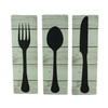 Farmhouse Flatware 3 Piece Canvas Wall Print Set Main image
