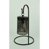 Black Metal Cage Hanging LED Accent Light with Stand Additional image