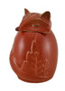 Scratch & Dent Orange Ceramic Fox Cookie / Treat Jar Additional image