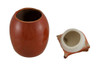 Scratch & Dent Orange Ceramic Fox Cookie / Treat Jar Additional image