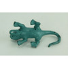 Distressed Green Metal Lizard Wall Hooks Set of 6 Additional image