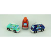 Colorful Wood Surfer Flower Power Beach Buggy Set of 3 Additional image