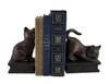 Antiqued Bronze Finish Playful Cat Bookends Additional image