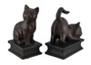 Antiqued Bronze Finish Playful Cat Bookends Additional image