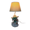 Mosaic Swimming Sea Turtles Coastal Sea Life Table Lamp Set of 2 Additional image