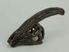 8 in Parasaurolophus Dinosaur Skull Fossil Resin Statue Home Office Decor Additional image