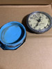 Blue Barnstormer Retro Biplane Wall Clock Sculpture 12 Inch Image of main defect