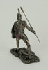 Achilles Rage Trojan War Hero Achilleus Holding Spear and Shield Statue Additional image