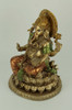 Golden Ganesha Holding Sacred Objects Statue Additional image