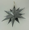 Rustic Galvanized Metal 12 Pointed Star Wall Sculptures Set of 3 Additional image