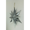 Rustic Galvanized Metal 12 Pointed Star Wall Sculptures Set of 3 Additional image