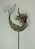 Distressed Metal Art Mermaid Garden Stake Additional image