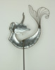 Distressed Metal Art Mermaid Garden Stake Additional image