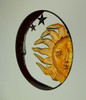 Metal Art Celestial Sun and Moon Indoor Outdoor Wall Decor Additional image