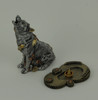 Mechanical Steampunk Howling Wolf Cyborg Dog Statue Additional image