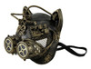 Steamkitty Metallic Finish Steampunk Cat Woman with Goggles Mask Additional image