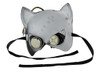 Steamkitty Metallic Finish Steampunk Cat Woman with Goggles Mask Additional image