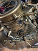 Steamkitty Metallic Finish Steampunk Cat Woman with Goggles Mask Image of main defect