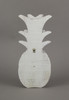 10 Inch White Pineapple Hanging Wall Art Carved Wood Sculpture Home Decor Plaque Additional image