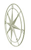 Compass Rose Lightly Distressed Metal Wall Hanging Additional image