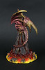 Metallic Copper and Gold Dragon Atop Glowing Volcano LED Lighted Statue Additional image