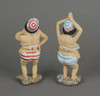 Pair of Hilarious Bikini Boomer Bathing Beauty Figurines 6 Inches Tall Additional image