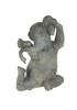 Amazingly Limber Elephant Yoga Seated Pose Tabletop Statue 9 Inches High Main image