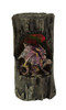 Dragon Holding Orb Old Log Statue with Color Changing LED Light Main image