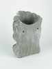 Whitewashed Gray Concrete Flower Girl Wall Mount Head Planter 9.25 Inches High Additional image