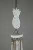 Whitewashed Wood and Bamboo Tropical Pineapple Windchime for Garden Yard Patio Additional image