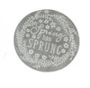 Spring Garden Cement Round Stepping Stones Set of 2 Main image
