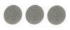 3 Compass Design Natural Gray Finish Round Cement Stepping Stones/Wall Hangings Main image