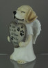Angel Dog Holding Heart Loving Message Statue Additional image