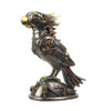 Steampunk Designed Cockatiel / Parrot Bird Metallic Finished Tabletop Statue Additional image
