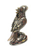 Steampunk Designed Cockatiel / Parrot Bird Metallic Finished Tabletop Statue Additional image
