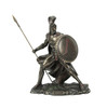 Greek King Leonidas Battle Warrior of Sparta Bronze Finished Tabletop Statue Main image