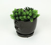 Brown Ceramic Face Planter Decorative Flower Pot Plant Holder Decor Additional image