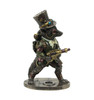 Bronze Finish Steampunk Stagecoach Gentleman Fox Bandit Statue Main image