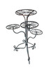 4 Tier Blue Copper Plant Stand Indoor Outdoor Decorative Pot Holder Shelves Main image