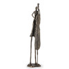 SPI Home Cast Aluminum Bodacious Bassist Abstract Statue Figure Main image
