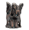 SPI Home Antique Brinze Finish Thoughtful Angel Garden Sculpture Additional image