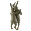 SPI Home Cast Aluminum First Dance Dancing Rabbits Garden Sculpture ( Main image