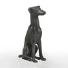 SPI Home Cast Aluminum Loyal Greyhound Statue / Sculpture 18.5 Inches High Main image