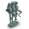 SPI Home Dancing Frog Trio Cast Aluminum Garden Sculpture 18.5 Inches High Additional image