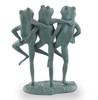 SPI Home Dancing Frog Trio Cast Aluminum Garden Sculpture 18.5 Inches High Additional image