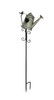 Metal Outdoor Decorative Garden Stake Watering Can Birdhouse Yard Decor Art Main image