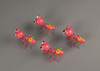 Set of 8 Pink Metal Art 3.25 Inch Ant Table Wall Hanging Decorations Additional image