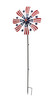 63 Inch Red White & Blue Metal Pinwheel Patriotic Garden Kinetic Wind Spinner Main image
