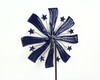 63 Inch Red White & Blue Metal Pinwheel Patriotic Garden Kinetic Wind Spinner Additional image